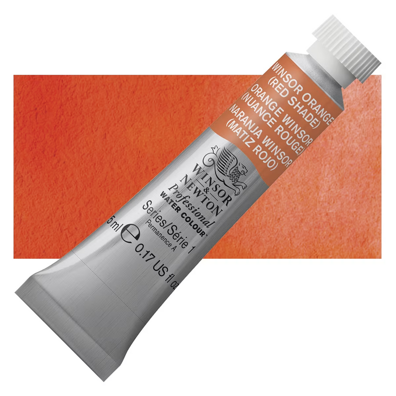 Winsor & Newton Artists Watercolour - Winsor Orange (Red Shade) - Winsor & Newton Artists Watercolour