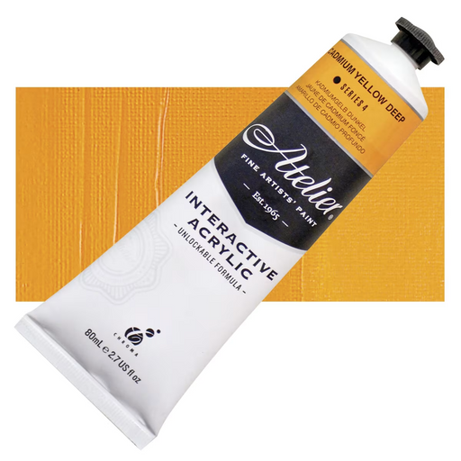 Atelier Interactive Artists' Acrylic - Cadmium Yellow Deep