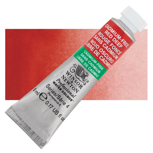 Winsor & Newton Artists Watercolour - Cadmium Free Red Deep - Winsor & Newton Artists Watercolour