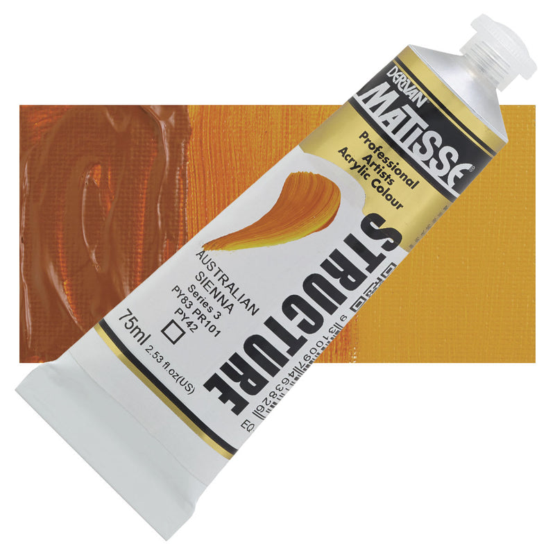 Matisse Structure Australian Sienna Acrylic Paint