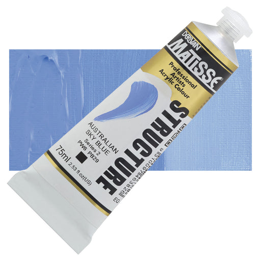 Matisse Structure Australian Sky Blue Acrylic Paint