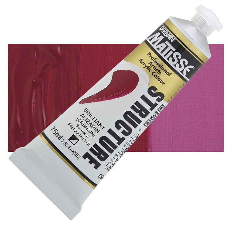 Matisse Structure Brilliant Alizarin (Crimson) Acrylic Paint