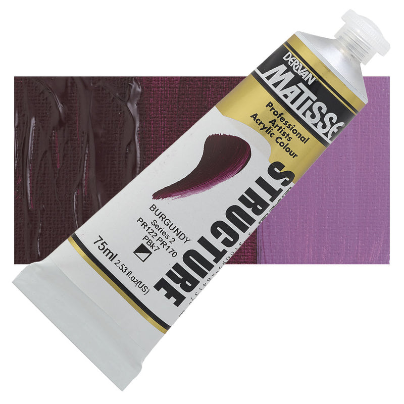 Matisse Structure Burgundy Acrylic Paint
