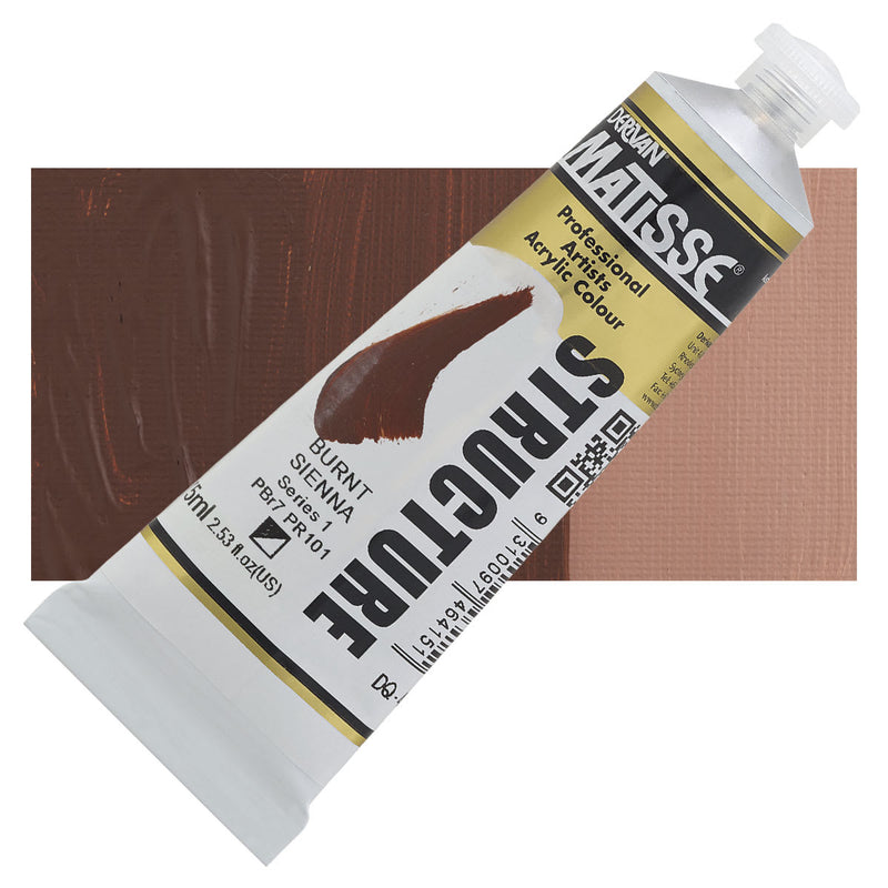 Matisse Structure Burnt Sienna Acrylic Paint