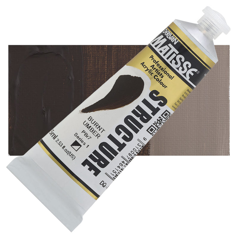 Matisse Structure Burnt Umber Acrylic Paint