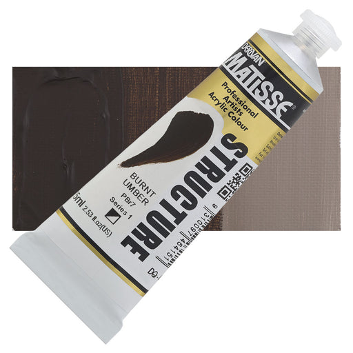 Matisse Structure Burnt Umber Acrylic Paint