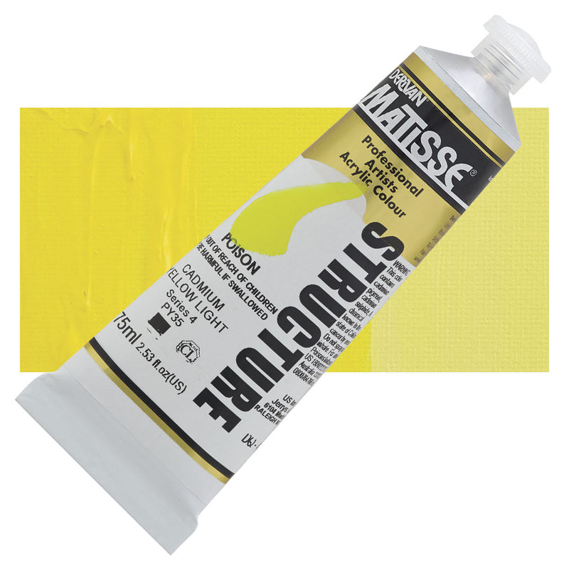 Matisse Structure Cadmium Yellow Light Acrylic Paint