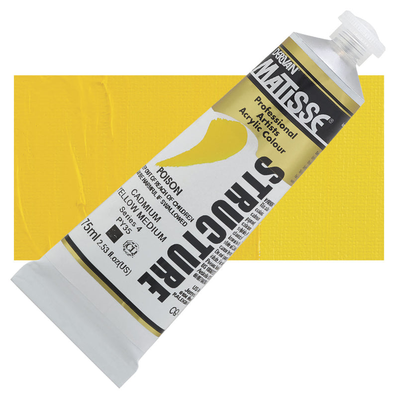 Matisse Structure Cadmium Yellow Medium Acrylic Paint