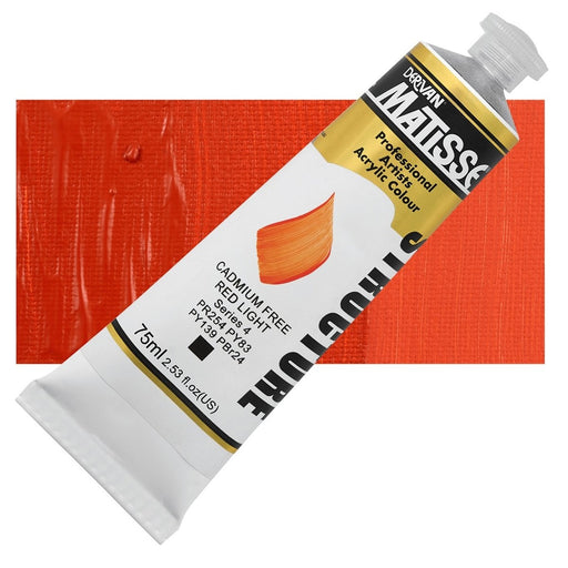 Matisse Structure Cadmium Free Red Light Acrylic Paint