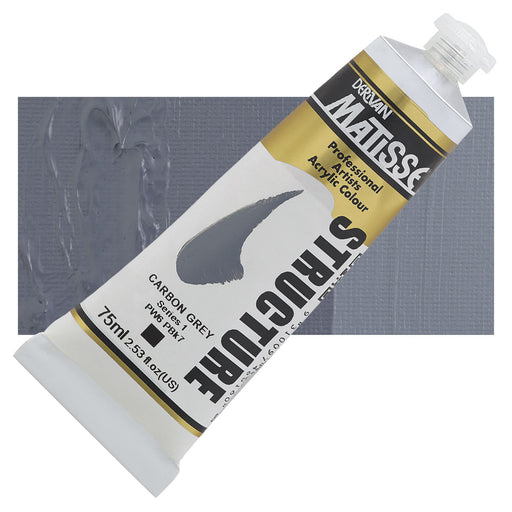 Matisse Structure Carbon Grey Acrylic Paint