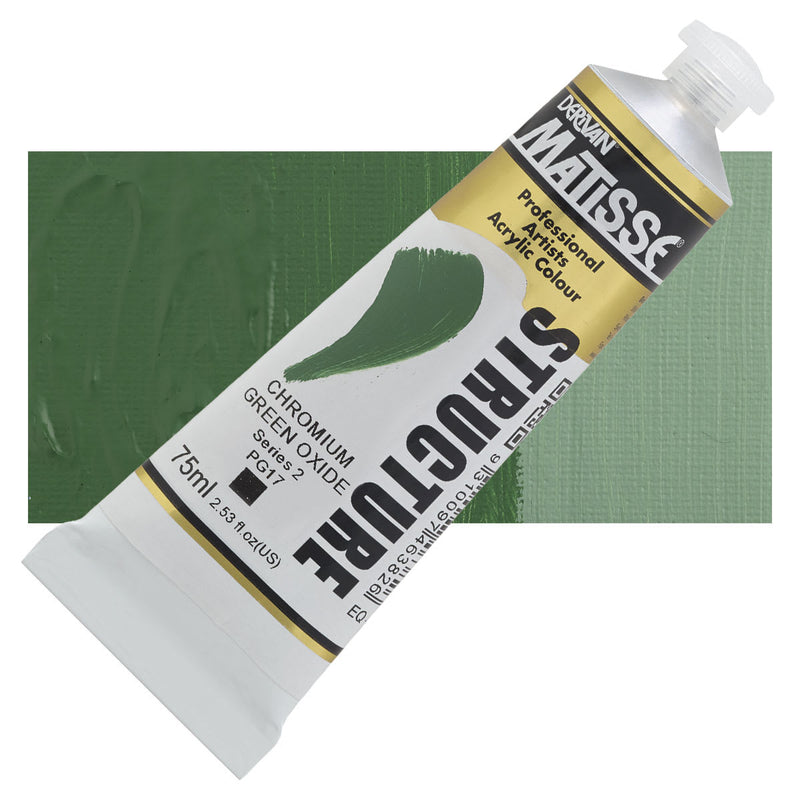 Matisse Structure Chromium Green Oxide Acrylic Paint