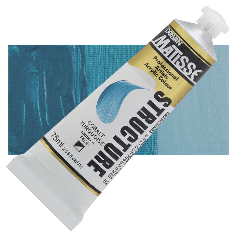 Matisse Structure Cobalt Turquoise Acrylic Paint