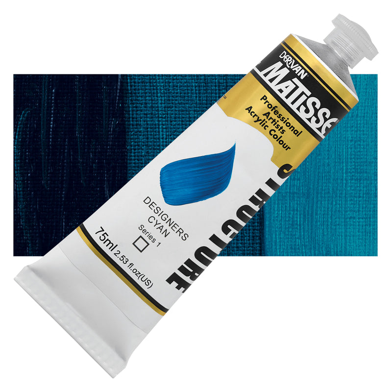 Matisse Structure Designers Cyan Acrylic Paint