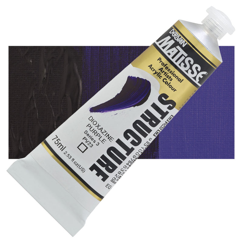 Matisse Structure Dioxazine Purple Acrylic Paint