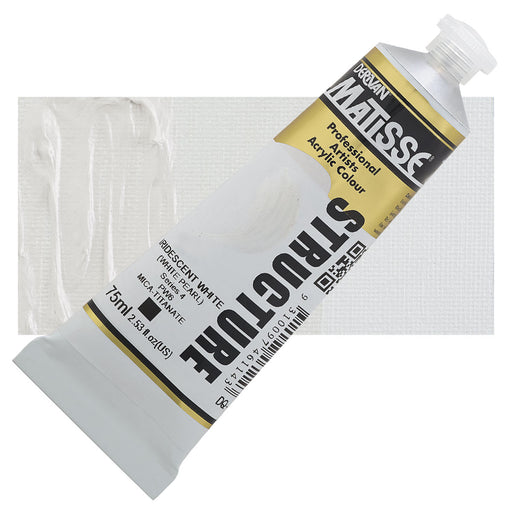 Matisse Structure Iridescent White Acrylic Paint
