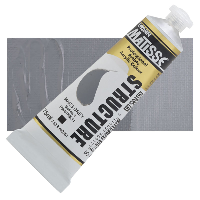 Matisse Structure Mars Grey Acrylic Paint