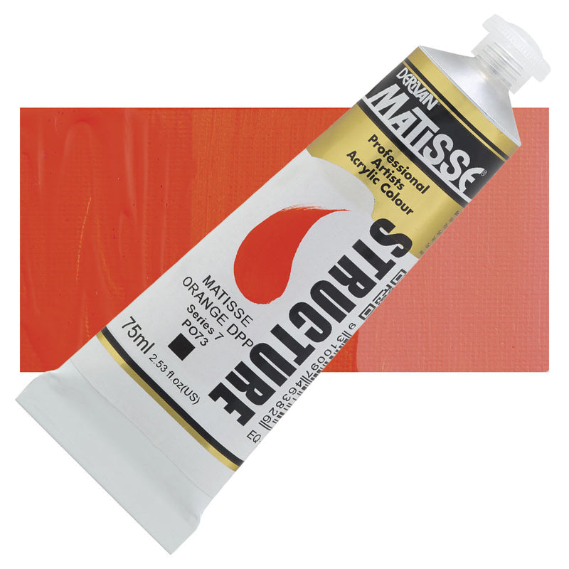 Matisse Structure Matisse Orange Deep Acrylic Paint