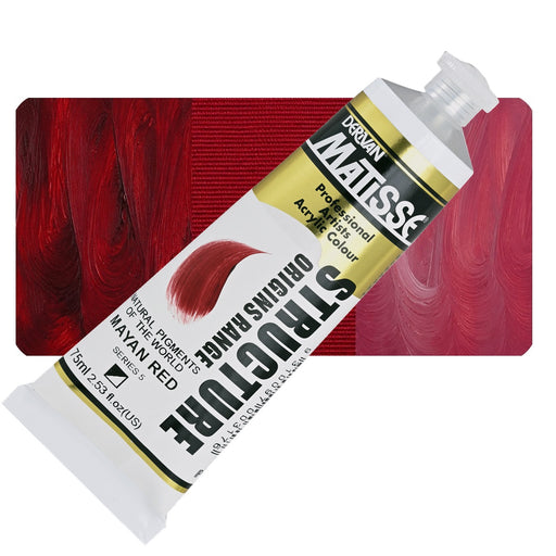 Matisse Structure Mayan Red Acrylic Paint