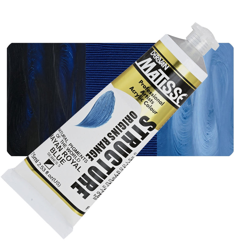 Matisse Structure Mayan Royal Blue Acrylic Paint