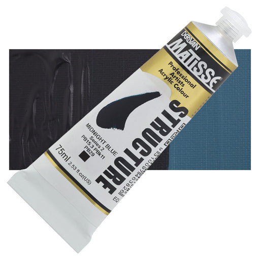 Matisse Structure Midnight Blue Acrylic Paint