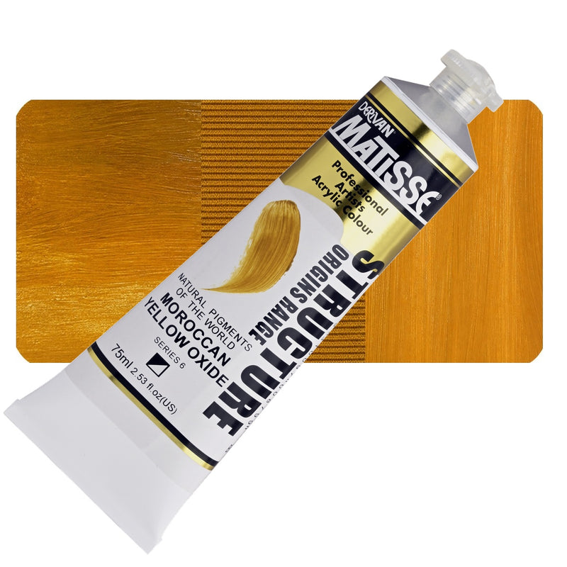 Matisse Structure Morocan Yellow Oxide Acrylic Paint