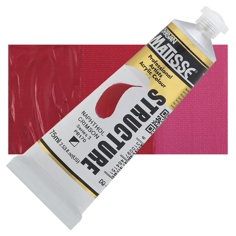 Matisse Structure Naphthol Crimson Acrylic Paint