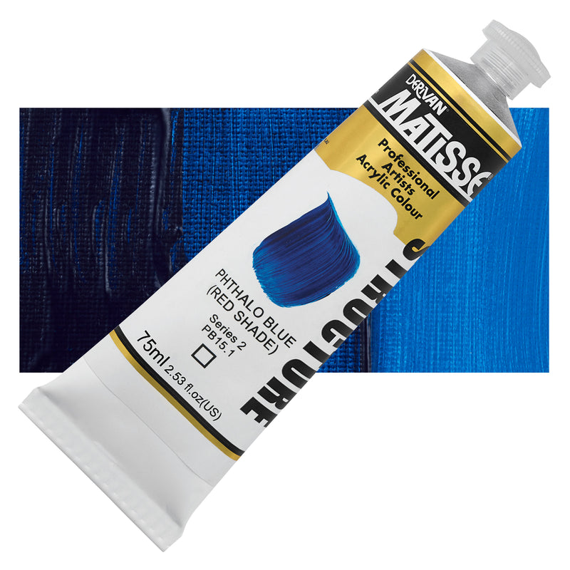 Matisse Structure Phthalo Blue (Red Shade) Acrylic Paint