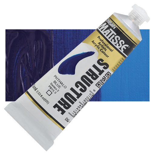 Matisse Structure Phthalo Blue Acrylic Paint