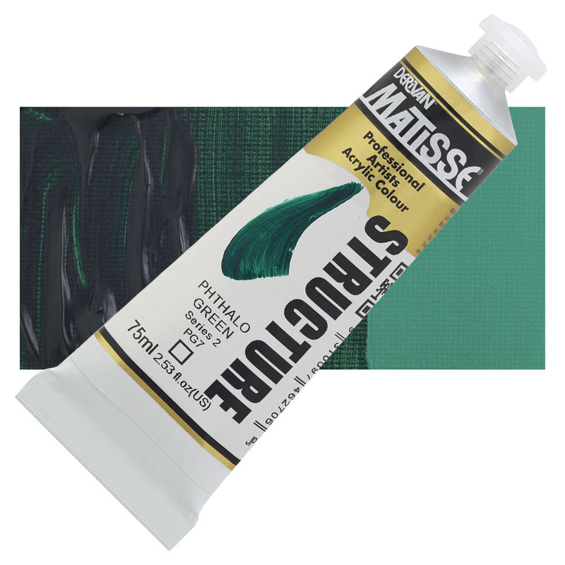 Matisse Structure Phthalo Green Acrylic Paint
