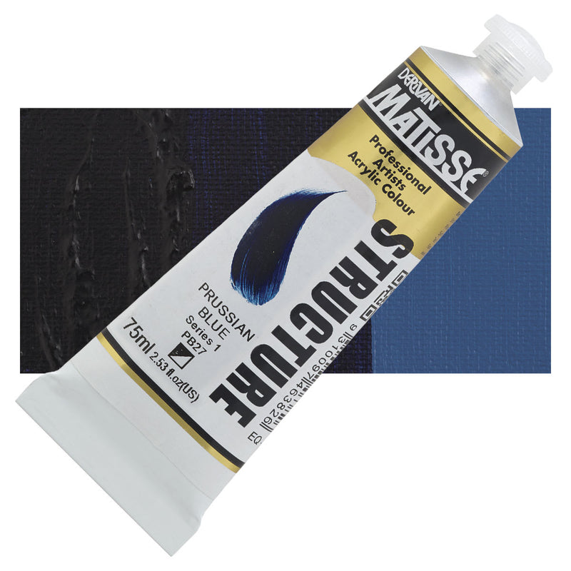Matisse Structure Prussian Blue Acrylic Paint