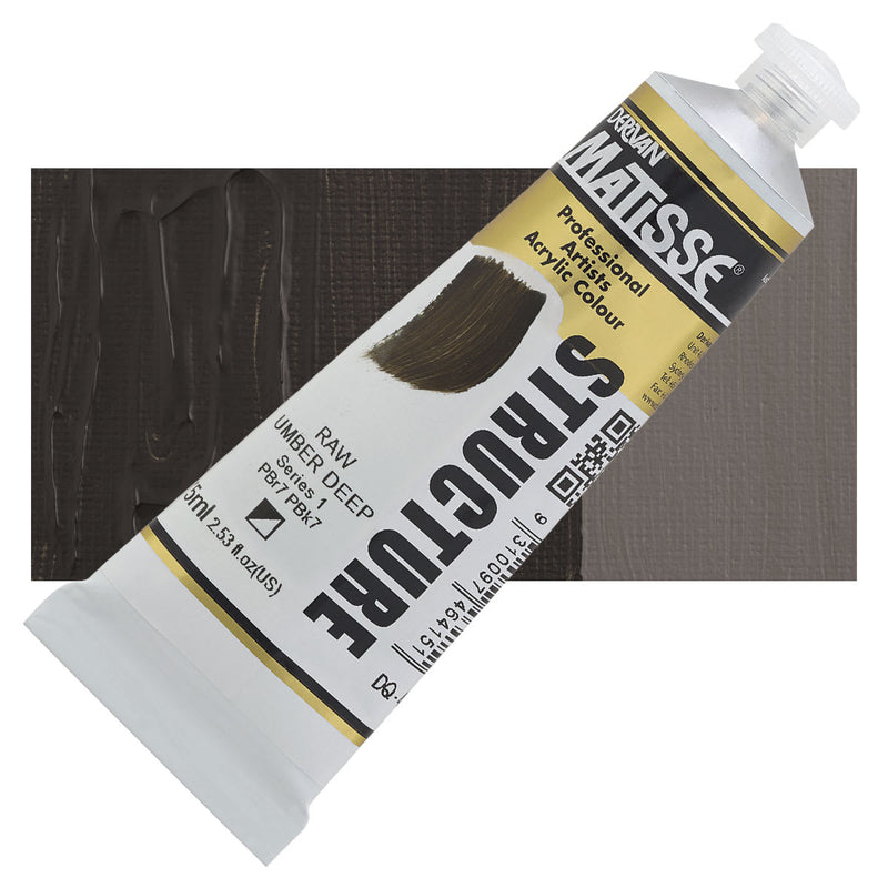 Matisse Structure Raw Umber Deep Acrylic Paint