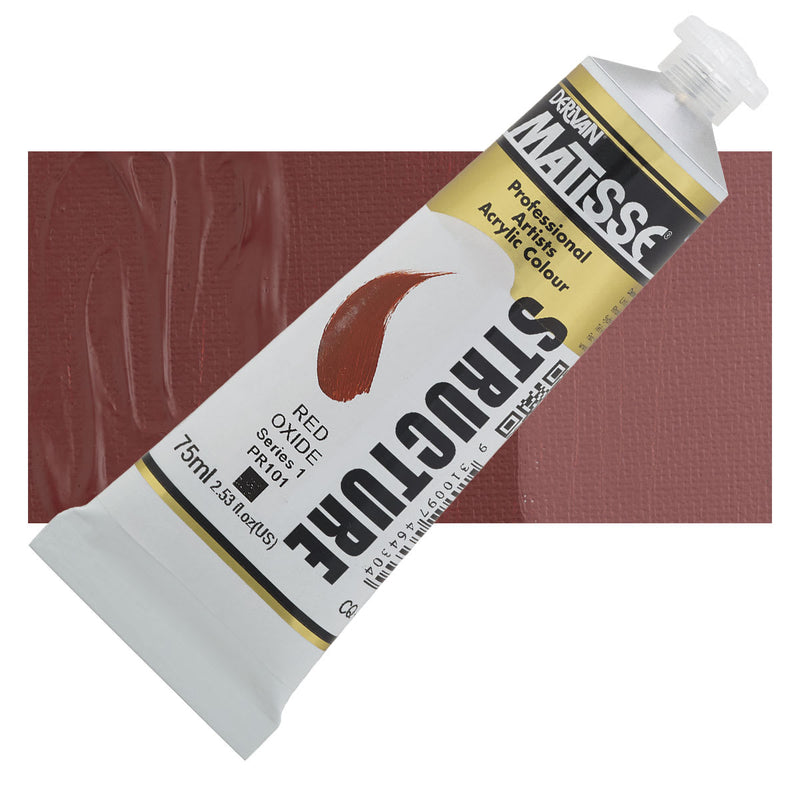 Matisse Structure Red Oxide Acrylic Paint
