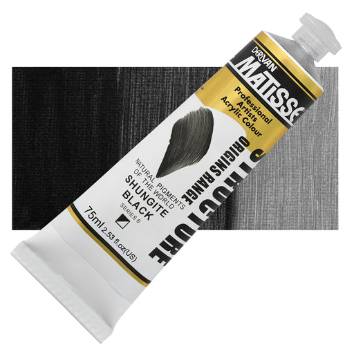 Matisse Structure Shungite Black Acrylic Paint