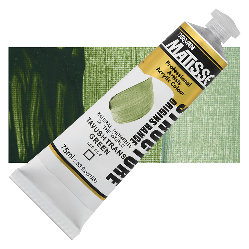 Matisse Structure Tavush Trans Green Acrylic Paint