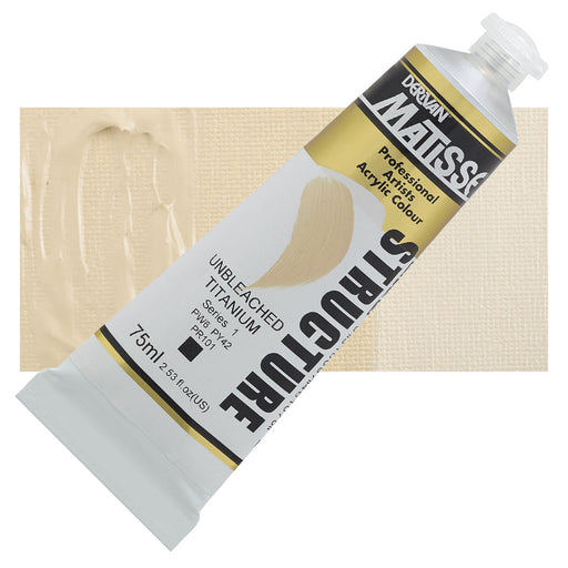 Matisse Structure Unbleached Titanium Acrylic Paint