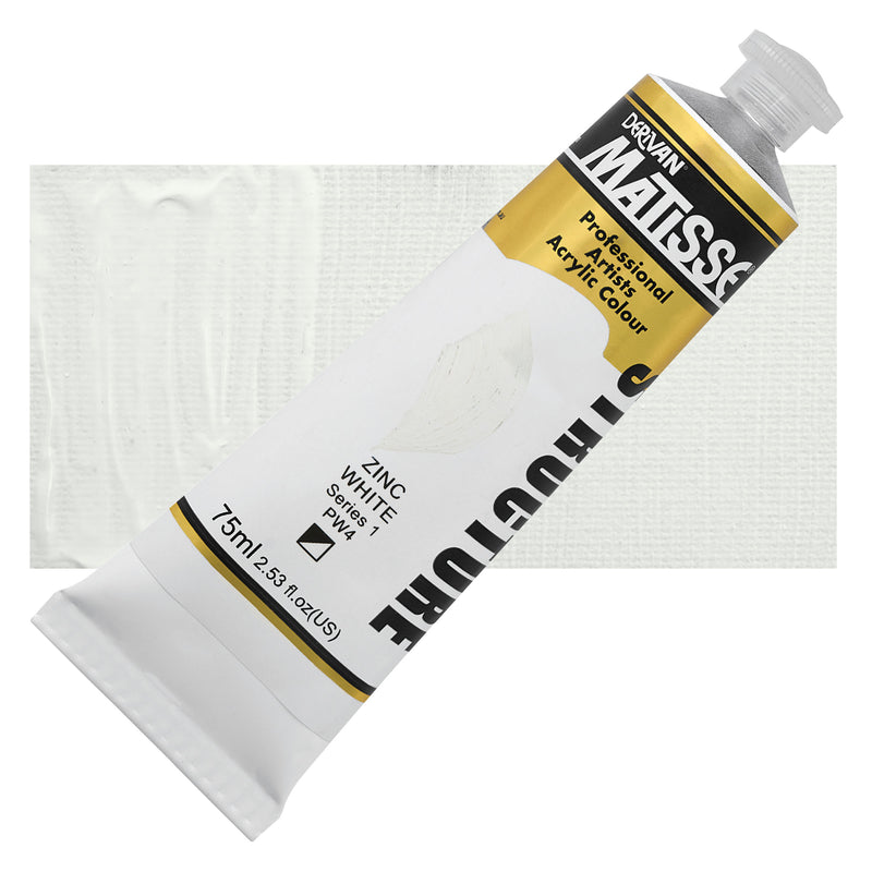 Matisse Structure Zinc White Acrylic Paint