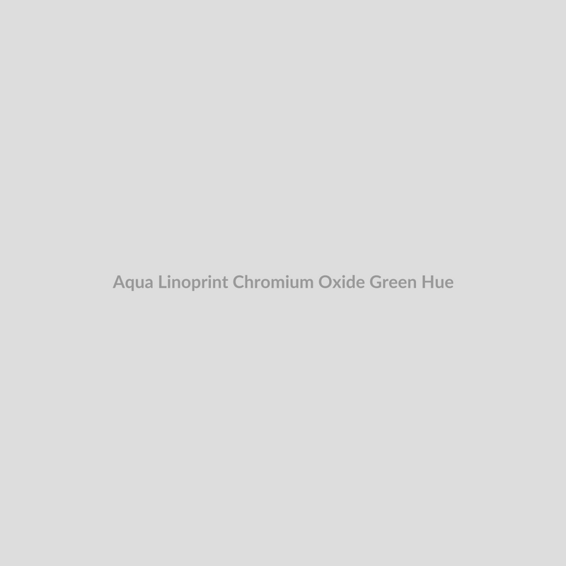 Aqua Linoprint Chromium Oxide Green Hue