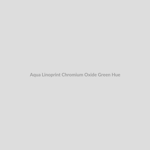 Aqua Linoprint Chromium Oxide Green Hue