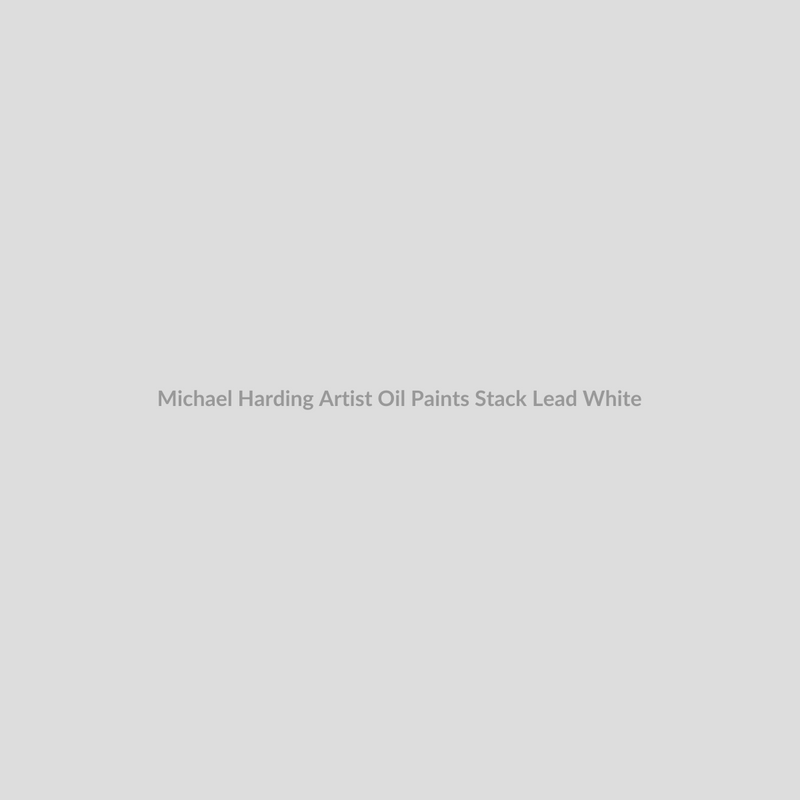 Michael Harding Artist Oil Paints Stack Lead White