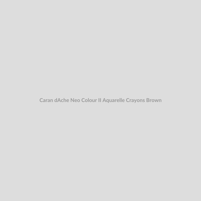 Caran d'Ache Neo Colour II Aquarelle Crayons Brown