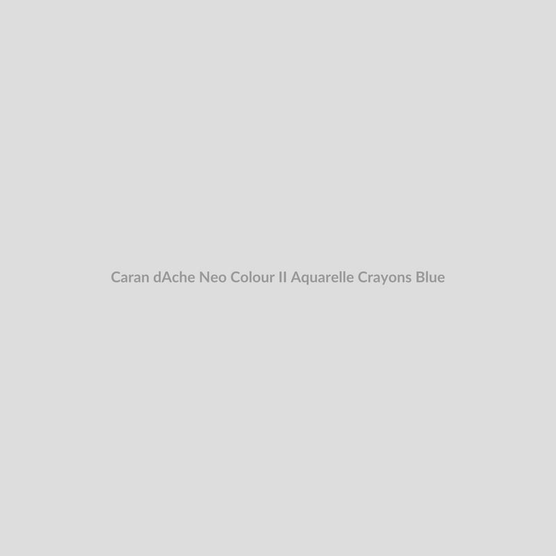 Caran d'Ache Neo Colour II Aquarelle Crayons Blue