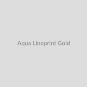 Aqua Linoprint Gold