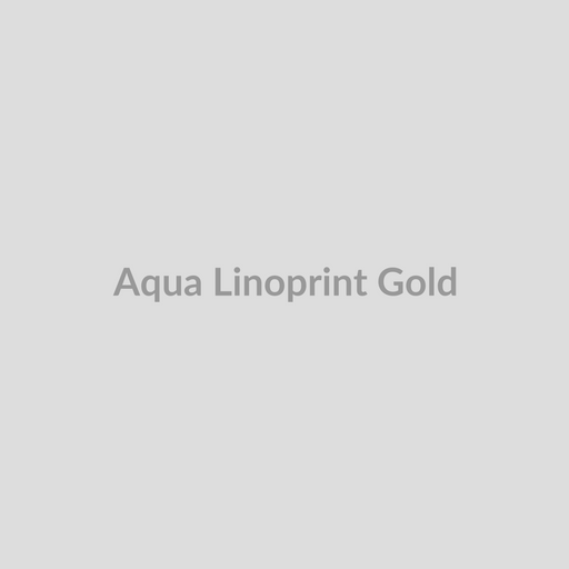 Aqua Linoprint Gold