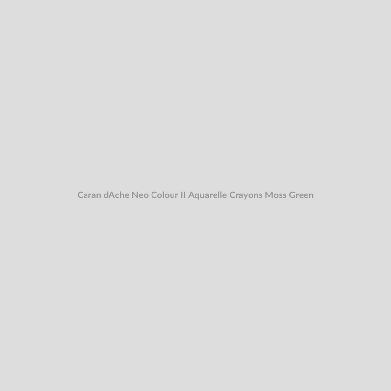 Caran d'Ache Neo Colour II Aquarelle Crayons Moss Green