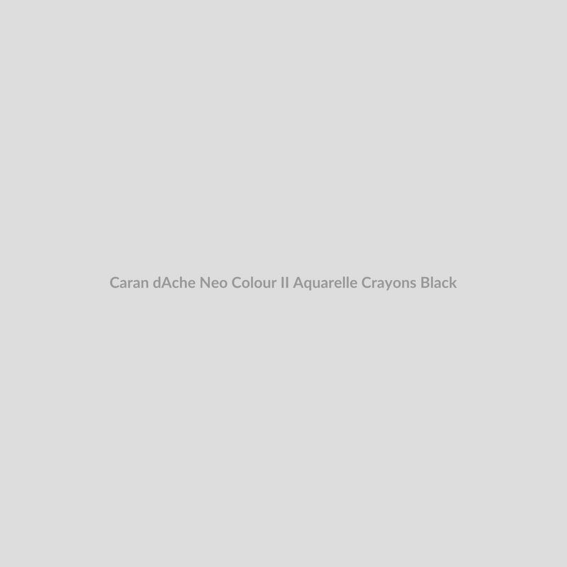 Caran d'Ache Neo Colour II Aquarelle Crayons Black