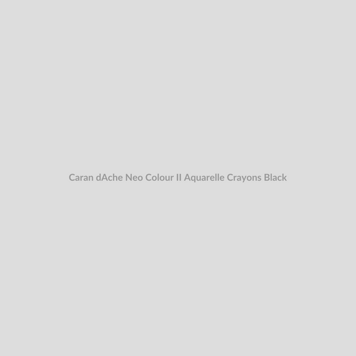 Caran d'Ache Neo Colour II Aquarelle Crayons Black