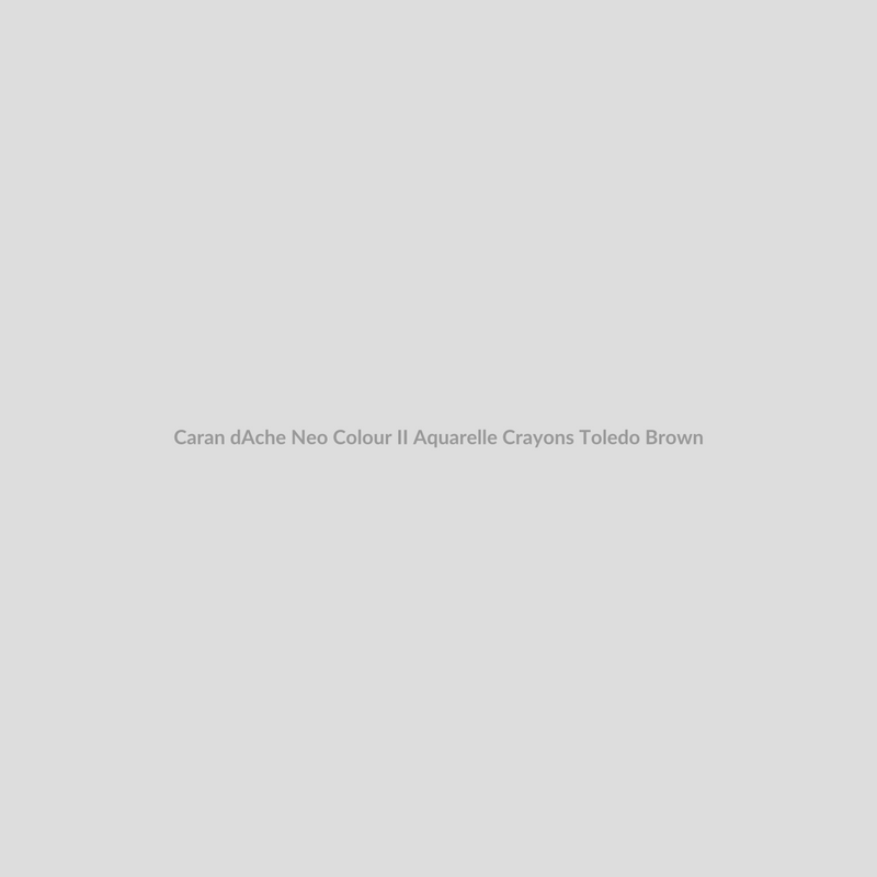 Caran d'Ache Neo Colour II Aquarelle Crayons Toledo Brown