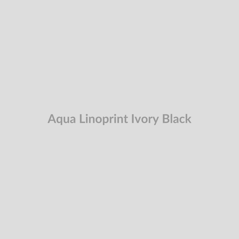 Aqua Linoprint Ivory Black