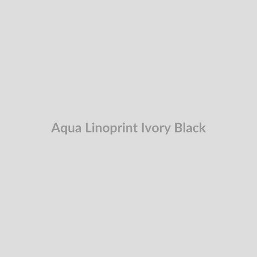 Aqua Linoprint Ivory Black