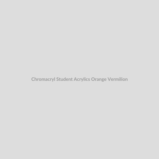 Chromacryl Student Acrylics Orange Vermilion